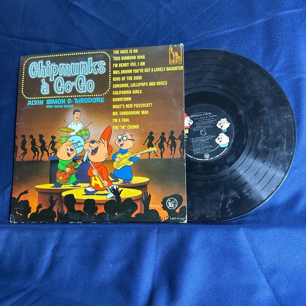 Chipmunks a Go-Go Vinyl Record by Liberty